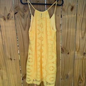 SOLD yellow lace sundress-women’s S